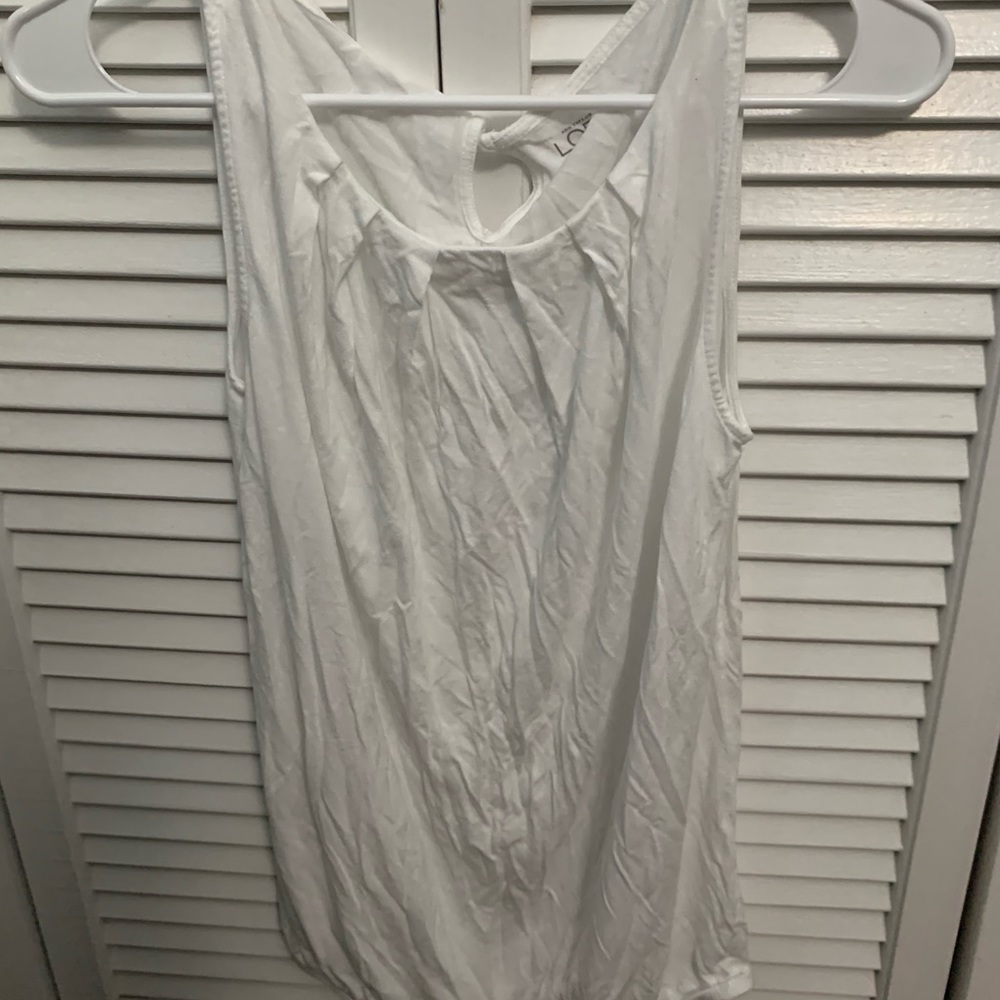 *5 for $25 deal* White Loft Tank Top